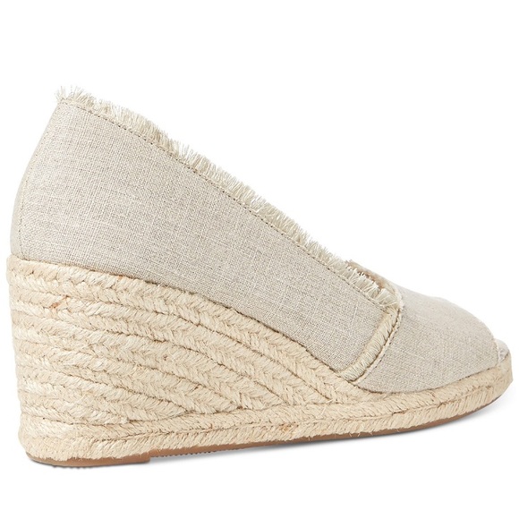 NWT Lauren Ralph Lauren Linen Espadrilles - Picture 3 of 8